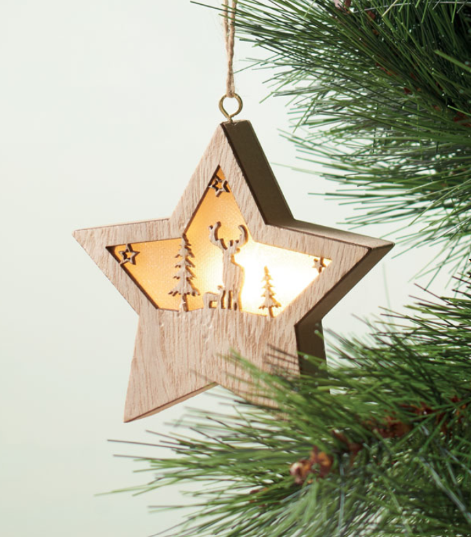 Christmastree decoration "STARLIGHT" with your logo