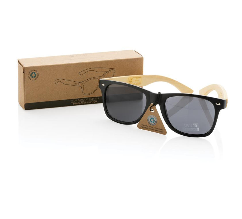 Bamboo and RCS recycled plastic sunglasses 