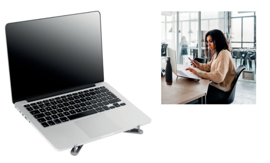 Foldable and compact laptop stand 