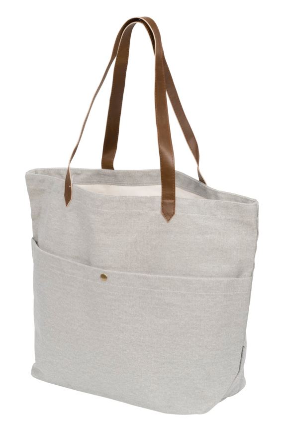 Harper cotton canvas book tote bag