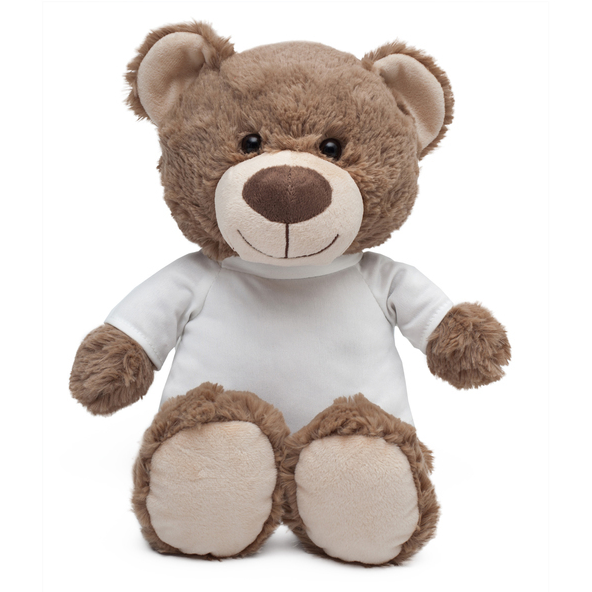 Your best Teddy bear with a logo on T-shirt