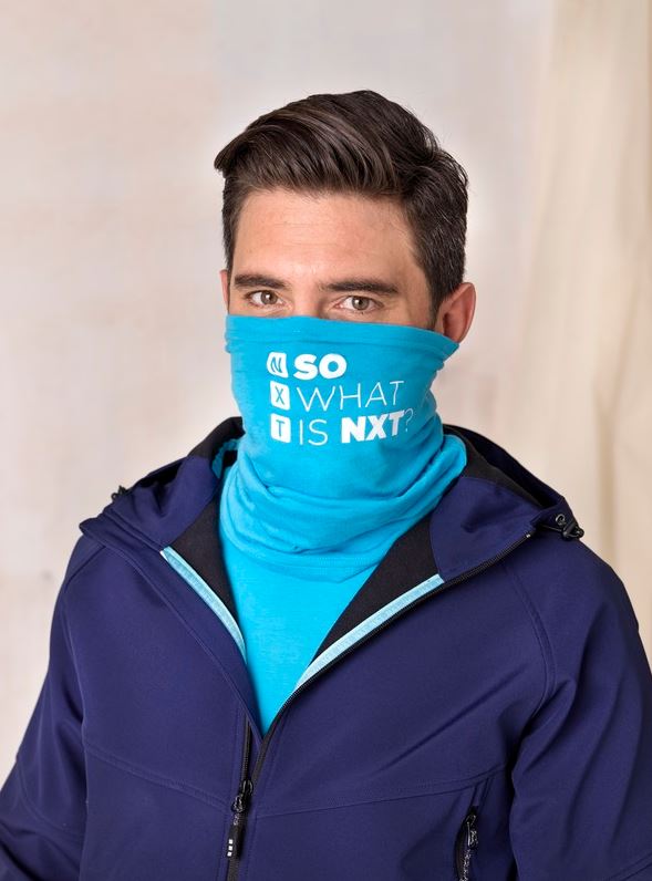 Certified recycled polyester snood
