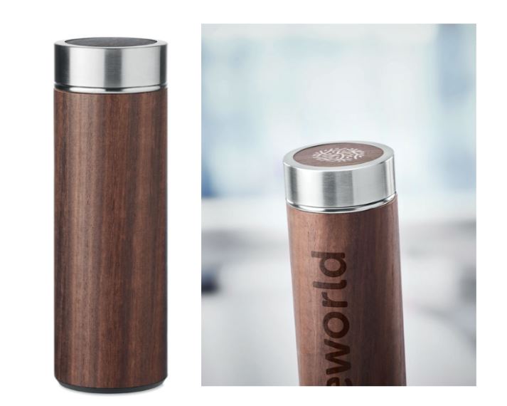 Vacuum flask Batumi Oak with your logo