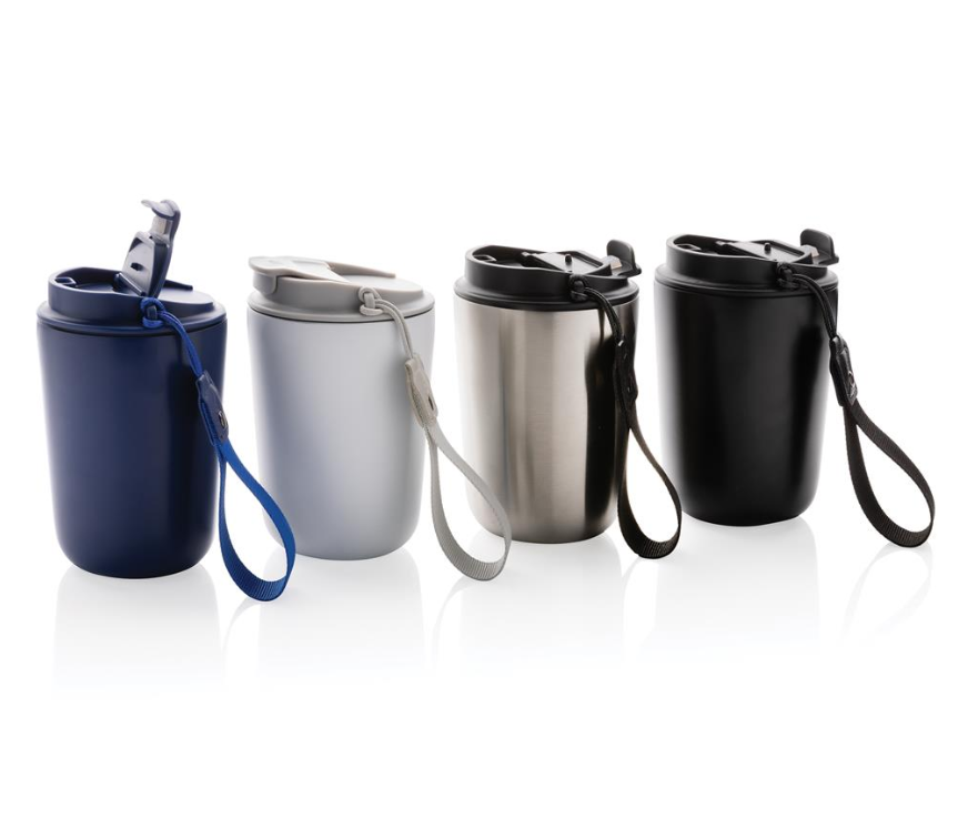 Cuppa RCS re-steel vacuum tumbler with lanyard, 380 ml