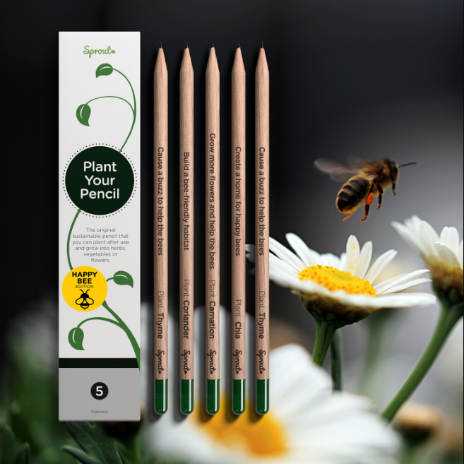 Pencil "Grow your own flower"