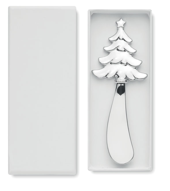 Butter knife in Christmas tree shape