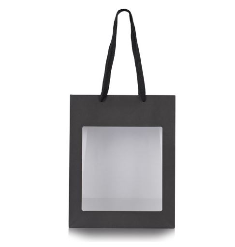 Elegant gift bag with window