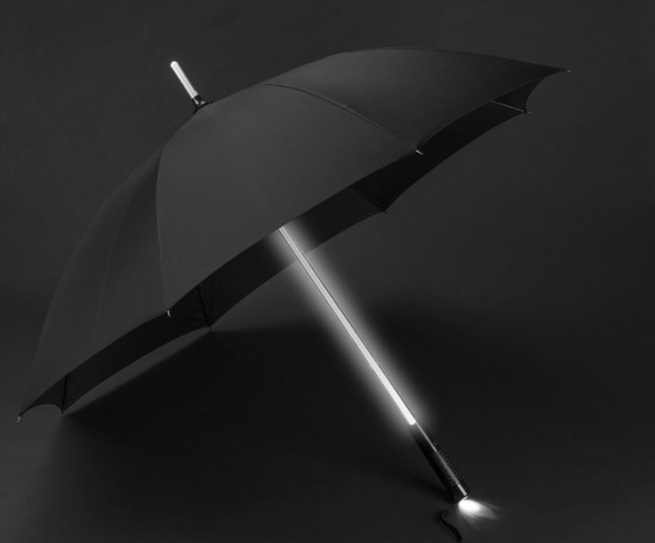 Umbrella RAIO  with a flash light