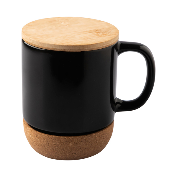 Ceramic mug, black