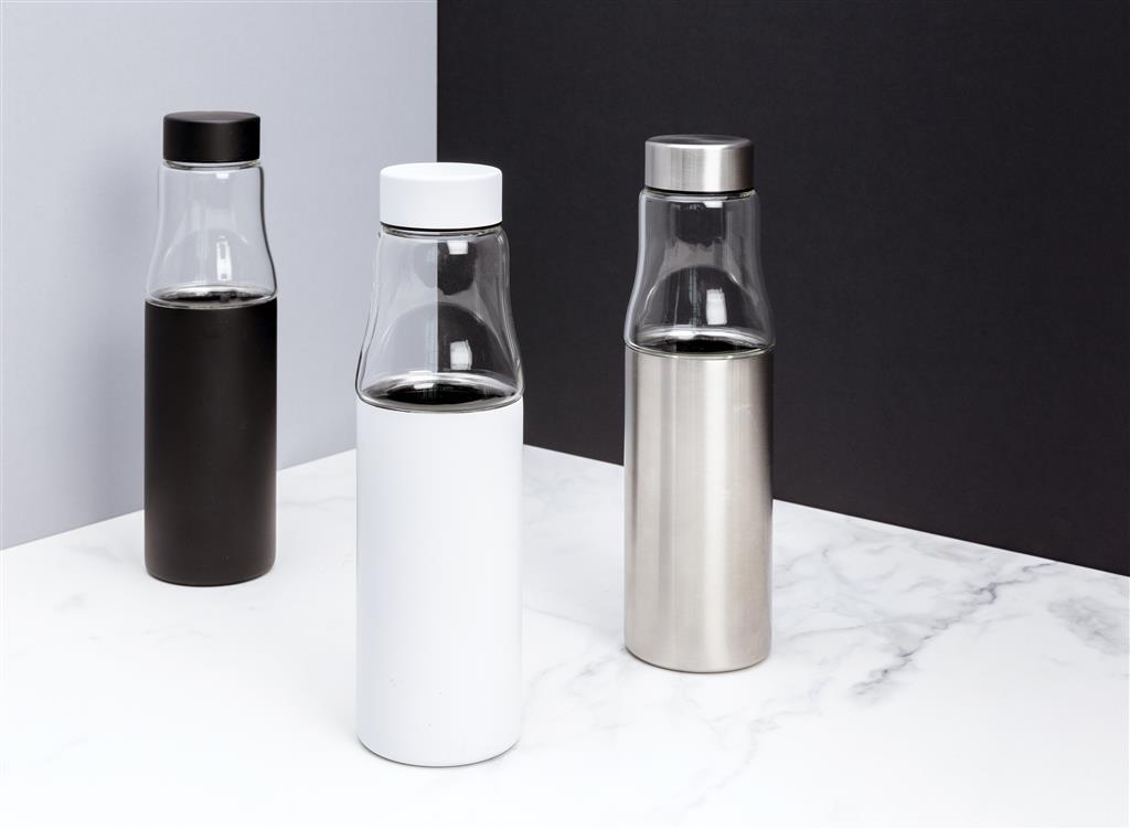 Hybrid leakproof glass and vacuum bottle