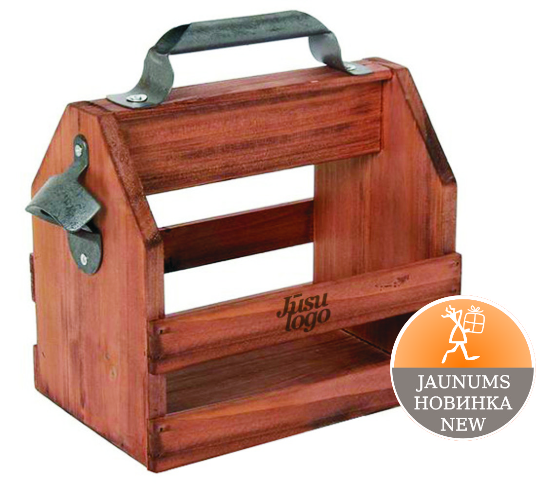 Stylish and durable wooden box with your logo