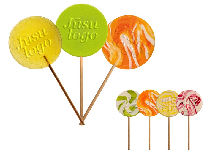 Lolipop with logo