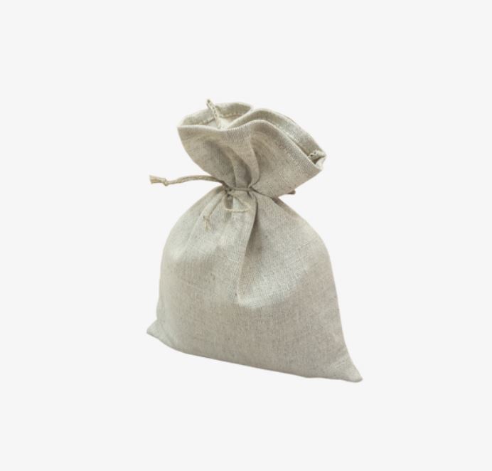 Linen gift bags