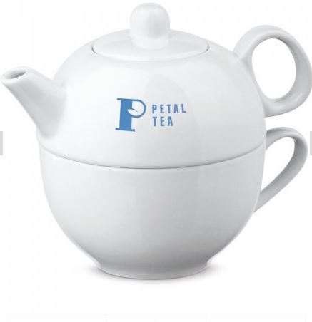 Porcelāna tējas komplekts ar logo