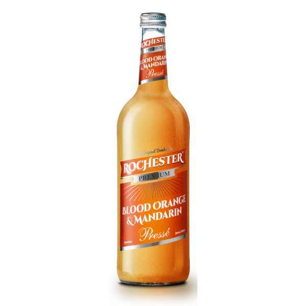 Rochester Premium Blood Orrange & Mandarin sparkling drink, 750ml