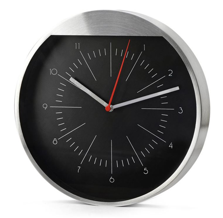 Wall clock MATTO with logo