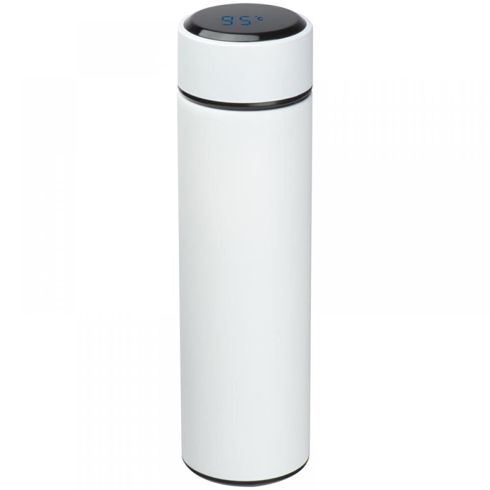 Vacuum flask with thermometer