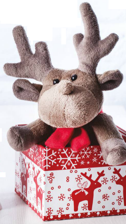 Plush reindeer