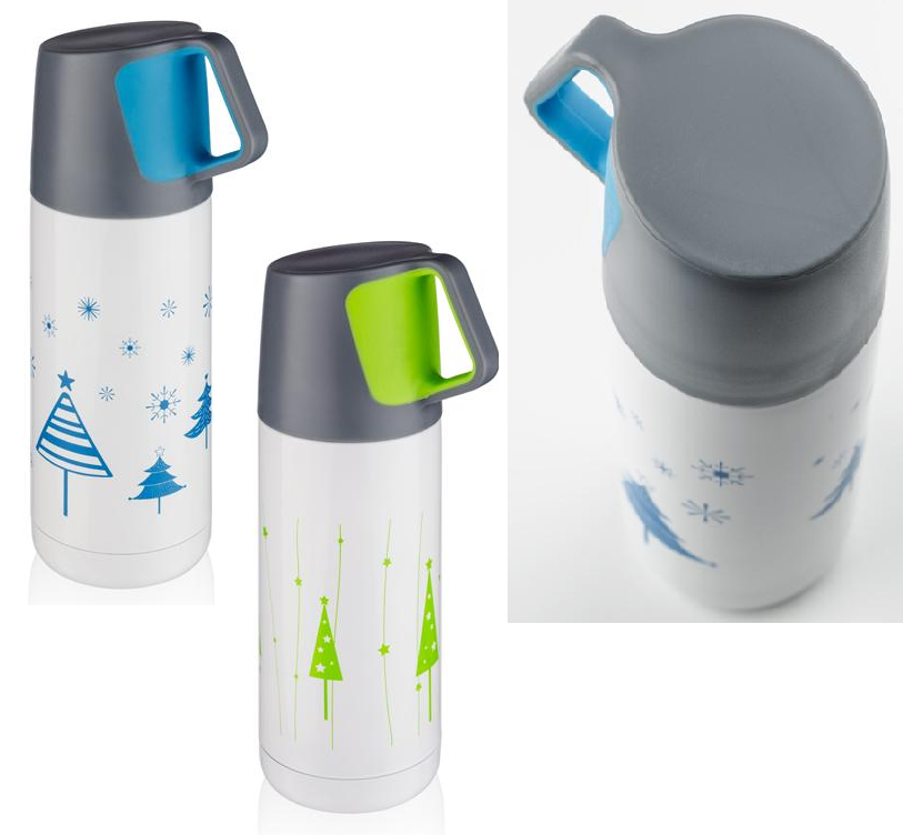Thermos with winter pattern